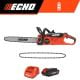 ECHO 18 in. 56-Volt Cordless Battery Rear-Handle Chainsaw and Chain Combo Kit with 5.0Ah Battery and Charger(1-Tool)