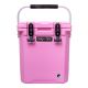 Camp-Zero 16.9 qt. Tall Premium Cooler with Folding Handle, Pink