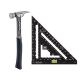 Stiletto TRIMBONE Titanium Smooth Face with Curved Handle with 7 in. Carpenter Square with Level (2-Piece)