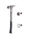 Stiletto 15 oz. TiBone Milled Face with Curved Handle with TiBone Milled and Steel Replacement Face (3-Piece)
