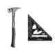 Stiletto 14 oz. TiBone Smooth Face with Curved Handle with 4.5 in. Trim Square (2-Piece)