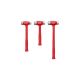 TEKTON Flat Steel Face Dead Blow Hammer Set, 3-Piece (36,43,50 oz.)