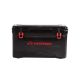 Cesicia 40 qt. Food and Beverage Black and Red Buckle Outdoor Cooler Insulated Box Chest Box Camping Cooler Box