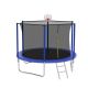 Unbranded 10 ft. Outdoor Trampoline for Kids,Basketball Hoop&Ladder, Outdoor Kids Trampoline with Safety Enclosure,Fast Assembly
