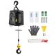SKYSHALO 1,100 lbs. Electric Hoist Winch, 2-in.-1 1,500W Portable Power Winch Crane, 23 ft. Lifting Height, Attic lift