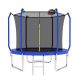 Unbranded 8 ft. Trampoline with Basketball Hoop, ASTM Approved Reinforced Type Outdoor Trampoline with Enclosure Net