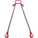 VEVOR Chain Sling, 5/16 in. x 6 ft. Lifting Chains with Hooks, G80 Engine Chain Hoist Lifts, 6600 lbs. Lifting Sling Chains