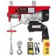 VEVOR Electric Hoist, 440 lbs. 120V Electric Winch with 328 ft. Wireless & 14 ft. Wired Remote Control, 40 ft. Lifting Height