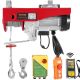 VEVOR Electric Hoist, 2200 lbs. 120V Electric Winch with 328 ft. Wireless & 14 ft. Wired Remote Control, 40 ft. Lifting Height