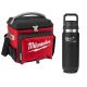 Milwaukee 22 Qt. Soft Sided Jobsite Lunch Cooler with PACKOUT Black 24 oz. Insulated Bottle with Chug Lid