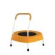 SUNRINX 27.5 in. Toddler Trampoline with Handle in Orange
