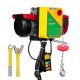 SKYSHALO Tuspuzz Electric Hoist, 880 lbs. Lifting Capacity, 850W 110V Electric Steel Wire Winch with Wireless Remote Control