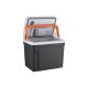 Justincity 27 qt. Electric Cooler and Warmer for Travel Camping with New removable lid design Grey