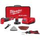 Milwaukee M12 FUEL 12V Lithium-Ion Cordless Oscillating Multi-Tool Kit w 4.0Ah Battery, Charger, Accessories, Bag & Soldering Iron