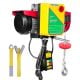 SKYSHALO Electric Chain Hoist 1600W 110V Electric Steel Wire Winch with Wireless Remote Control for Garage, 2200 lbs. Warehouse