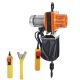 SKYSHALO Electric Chain Hoist, 2200 lbs./1 ton Capacity, 10 ft. Lifting Height, 120V, Single Phase Overhead Crane with G100 Chain