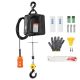 SKYSHALO 3-in-1 Electric Hoist Winch, 1100 lbs. 1500 W Portable Power Winch Crane, 22.9 ft Lifting Height, Overload Protection