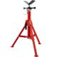 SKYSHALO V Head Pipe Stand 1/8in.-12in. Capacity, Adjustable Height Pipe Jack Stands 2500 lbs. Load Capacity, Portable Folding