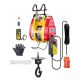 SKYSHALO Electric Hoist Winch, 1100 lbs. Capacity, 1800-Watt Portable Power Winch, 98 ft. Lifting Height with Remote Control