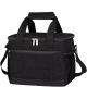 Misopily 9 qt. Insulated Leakproof Foldable Cooler Bag Large Capacity Lunch Tote Multi-Pocket Design for Picnic Office Black