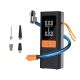 Ahfiwaso Portable Air Compressor 150 PSI 9000 mAh Portable Electric Pancake Air Compressor Tire Inflator with Digital Gauge