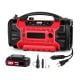 Ahfiwaso Portable Electric Air Compressor 3 Power Sources 110V AC 12V DC 20V Battery Inflation Deflation Modes Dual Motors
