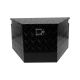 Damodpoy 20.5 in. W Black Aluminium Portable Hand Tool Box Storage Organizer with Weather Resistant Seal, Lock and Keys