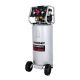 Husky 27 Gal. 165 PSI Vertical Electric Oil-Free Quiet Auto/Workshop Air Compressor with Dual Gauges and 2-Quick Couplers