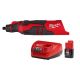 Milwaukee M12 12V Lithium-Ion Cordless Brushless Rotary Tool with 2. 0Ah Battery and Charger Starter Kit