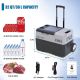 EPIPHANY DOUBLED INC 32 qt. Car Freezer Portable Refrigerator Freezer, Cooler with APP Control and 6 in. Off-Road Wheels