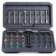 YICHUHAOXI 42 in. Shank 40-Bit Gray Multi Bit Screwdriver Set with Detachable Ratchet Handle Compact Portable Tool Kit 42-Piece