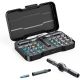 YICHUHAOXI 24-in-1 Magnetic Screwdriver Set 6.35 mm Shank 24 Bit Portable Precision Multi Tool Kit with Ratchet Handle for Repair