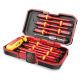 YICHUHAOXI 1000V Series 5.9 in. Shank 11-Bit Red Insulated Screwdriver Set Professional Magnetic Tips 13-Piece