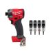Milwaukee M18 FUEL 18V Lithium-Ion Brushless Cordless 1/4 in. Hex Impact Driver (Tool-Only) w/ Solid Wire Stripper Set (4-PC)