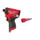 Milwaukee M12 FUEL 12V Lithium-Ion Brushless Cordless 1/4 in. Hex Impact Driver (Tool-Only) w/ Quick-Twist Wire Connector Socket