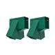 LUKVIZO A-Frame Steel Outdoor Swing Set with Reinforced Brackets, Mounting Hardware, and Spacers for 4x4 Legs and 4x6 Beam