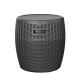 Unbranded 32 qt. Black Resin Ice Cooler with Lid and Handles Drain Plug for Parties and Chilling Wine