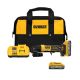 DEWALT ATOMIC 20V MAX Lithium-Ion Cordless 4 in. Angle Grinder Kit with (2) XR POWERSTACK 3.5 Ah Batteries, Charger and Kitbag