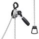 SKYSHALO Manual Lever Chain Hoist 1/2T 1100 lb., 5 ft. Lift, G80 Alloy Chain, Dual Pawl Brake, 360¬∞ Hooks for Garage/Warehouse