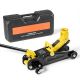 SKYSHALO Low Profile Floor Jack, 1.5 Ton (3300 lbs.) Capacity, Steel Racing Floor Jack Single Piston Quick Lift Pump 2025 Update