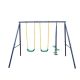 Bon Furni Metal Outdoor Swing Set with Glider