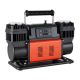 SKYSHALO Dual-Cylinder Heavy Duty Air Compressor, 10.6 CFM Auto-Stop Tire Inflator, 150 PSI Portable Electric Air Compressor