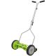 Unbranded 14 in. Push Lawn Mower, Push Reel Lawn Mower, T-style Handle with Cushioned Grip, Blades Heat-treated Alloy Steel, Green