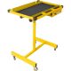 Damodpoy Heavy Duty 11.8 in. W 29 in. D 1 Tray+1 Drawer Yellow Adjustale Height Mobile Workbench Cabinet with Metal Top