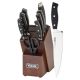 Viking - 10-Piece True Forged Cutlery Set with Walnut Block - Multicolor
