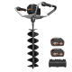 WORX - Nitro WG865 40V Brushless Cordless Earth Auger - Black