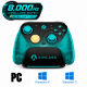GameSir - G7 Pro 8k Wireless Controller for Windows, Mag-Res TMR Sticks, Hall Effect Triggers, 8000Hz Polling Rate, Tri-Mode - Cyan