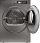 Asko - 5.2 cu. ft. Stackable Electric Vented Dryer - Butterfly Drying System, Soft Drum Technology, 18 Programs - - Titanium