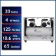 California Air Tools 20 Gal. 4.0 HP Ultra Quiet and Oil-Free Electric Air Compressor in Sound Proof Cabinet