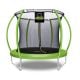 MOXIE Machrus Moxie 8 ft. Green Apple PumpkinShaped Outdoor Trampoline Set with Premium TopRing Frame Safety Enclosure